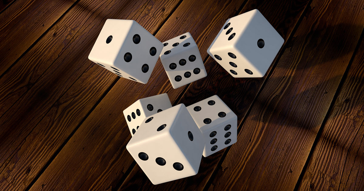 referreals are like the randomness of rolling dice